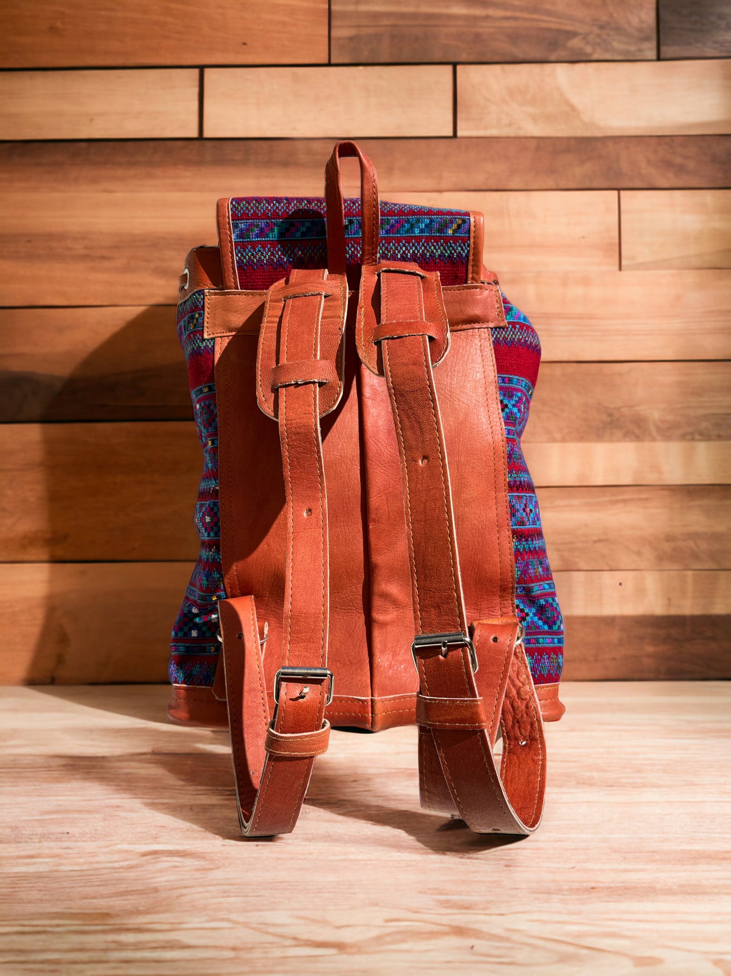 Backpack Tipico  Fabric and Leather