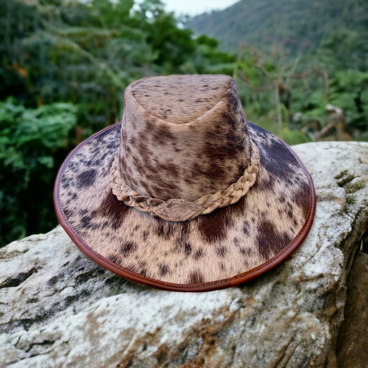 Cow Hide Hat - Guatemalan