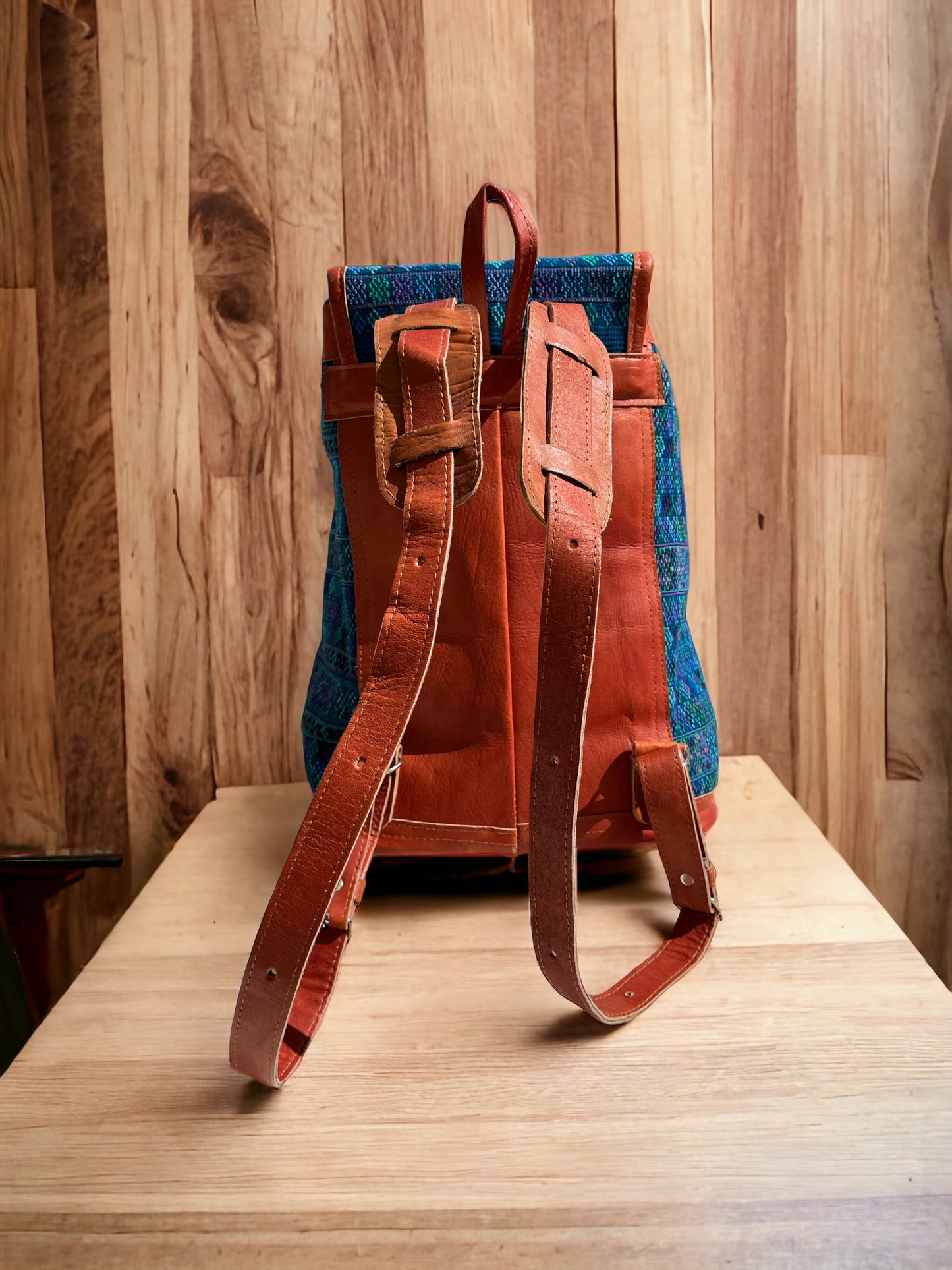 Backpack Tipico  Fabric and Leather